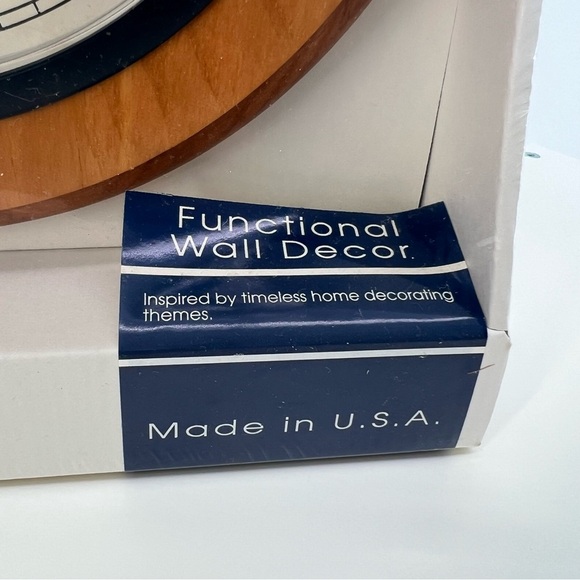 Vintage Ingraham Quartz Movement Functional Solid Pine Wall Clock USA made - Picture 6 of 12